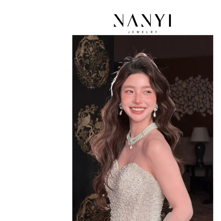 合金仿珍珠项链 小南一｜康康造型 韩剧氛围感女主 项链三件套