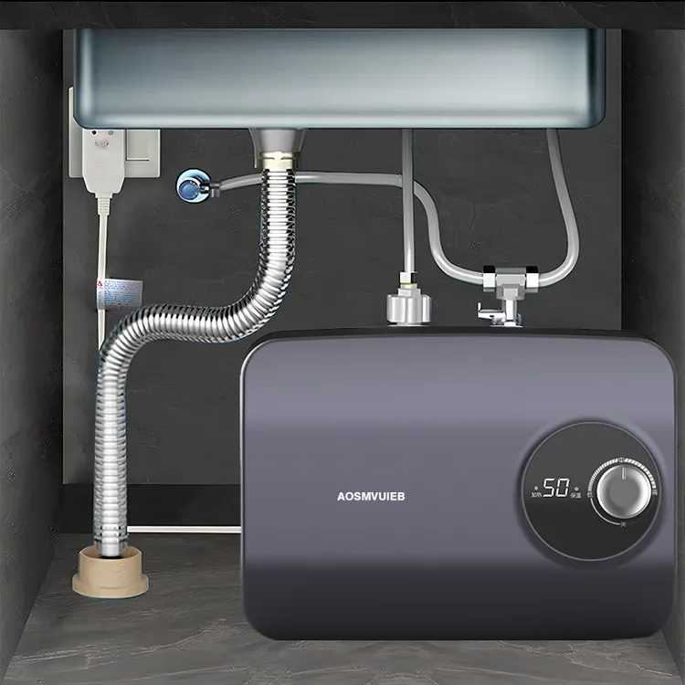 AOSMVUIEB蓄水式小厨宝储水式台下小型厨房电热水器家用速热水宝