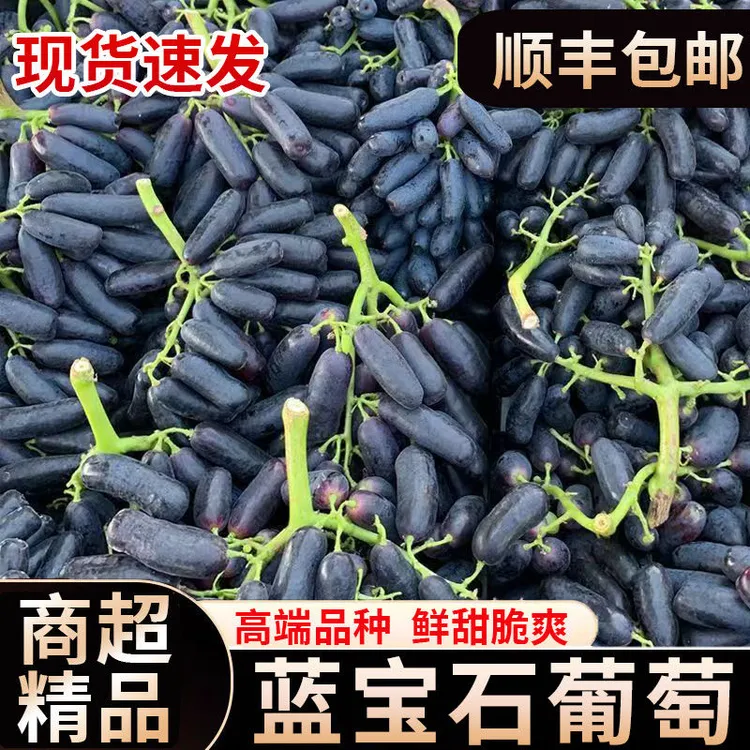 【顺丰】蓝宝石葡萄金手指美人指当季水果