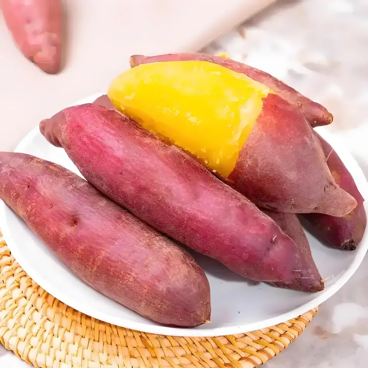 （中号）临安天目山小香薯香甜软糯新鲜现挖现发红薯1-3两蒸煮皮薄