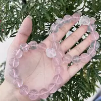 【云上好物】14 DS65386- 粉水晶DIY单圈手串-多样性发其一13mm（JG）
