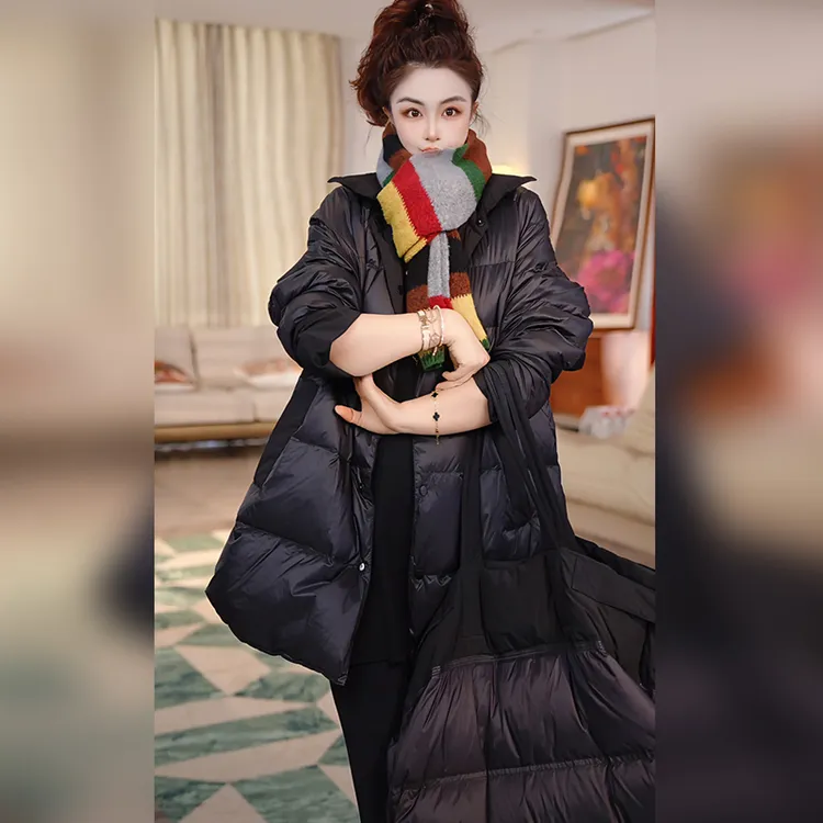 【Linda姐高端线】冬季时尚轻奢气质双面穿羽绒服外套AW5WYR0146