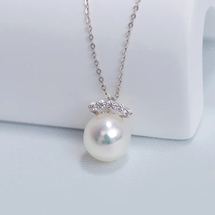 AKOYA海水珍珠18K金吊坠【多点位】多石款时尚简约轻奢唯美