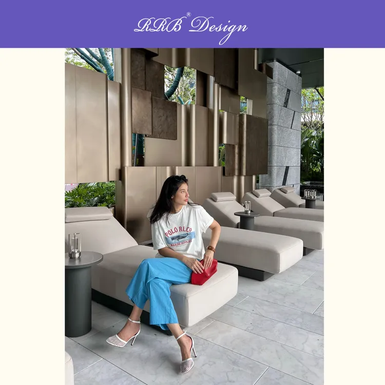 RRB Design「航海系列」宽松显瘦字母图案印花趣味短袖T恤百搭上衣