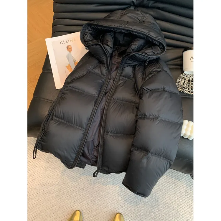 韩高端云朵泡芙连帽龟背棉服女款冬季2025年新款加厚保暖棉衣外套