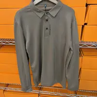 长袖冬季百搭上衣商务商务休闲时尚秋季Polo衫纯色男Z019