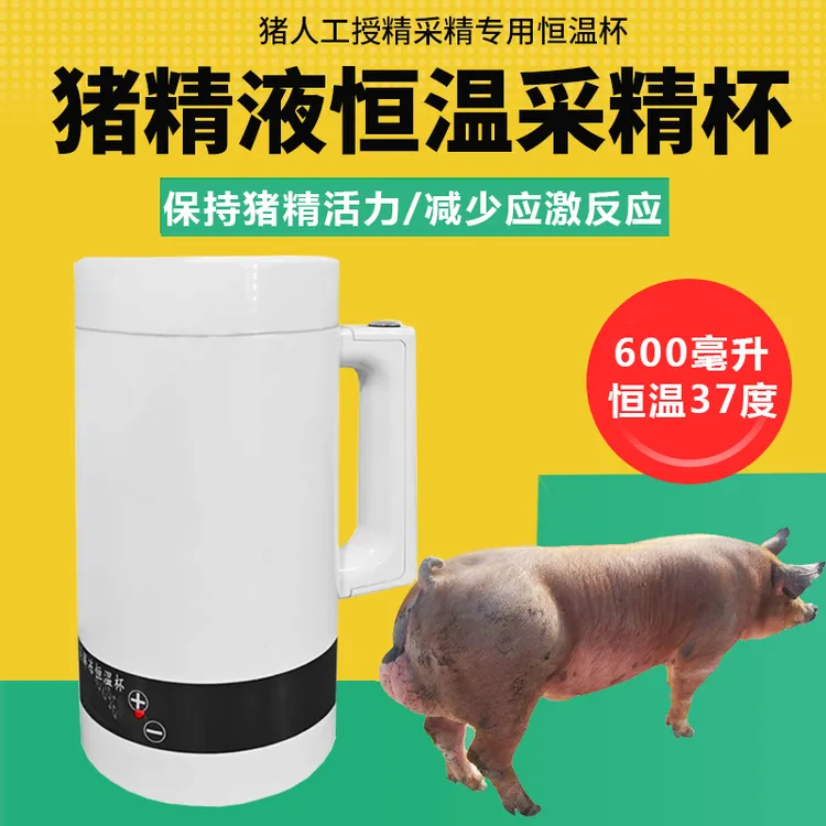 猪38度专用 恒温 采精杯猪人工授精 精液恒温采精杯牛冻精解冻