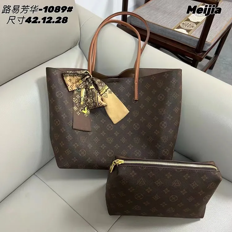 【万达专柜】高端奢侈品路易芳华托特包包女式2025新款大容量时适用