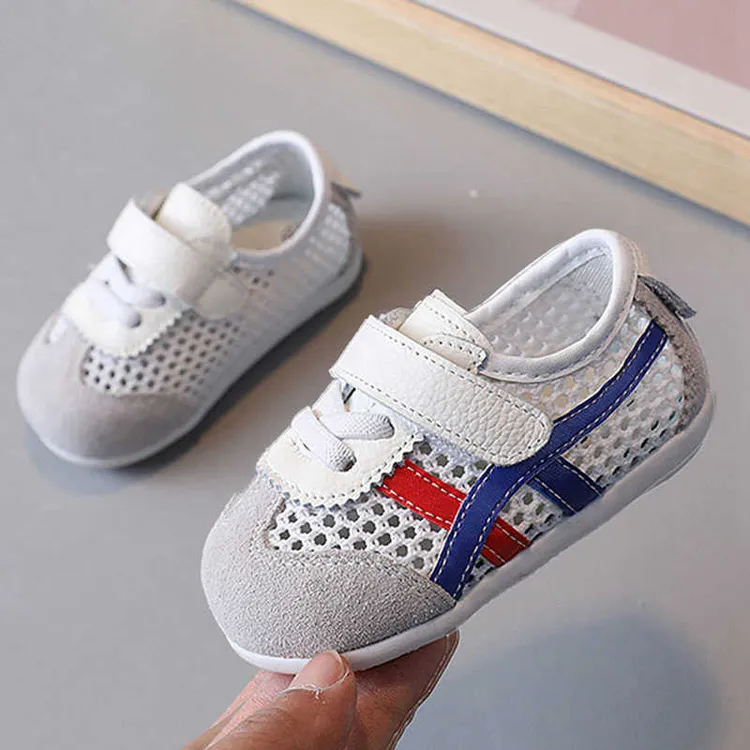 宝宝鞋子1一3岁夏季婴幼儿童运动小白鞋网面透气男女童学步鞋软底
