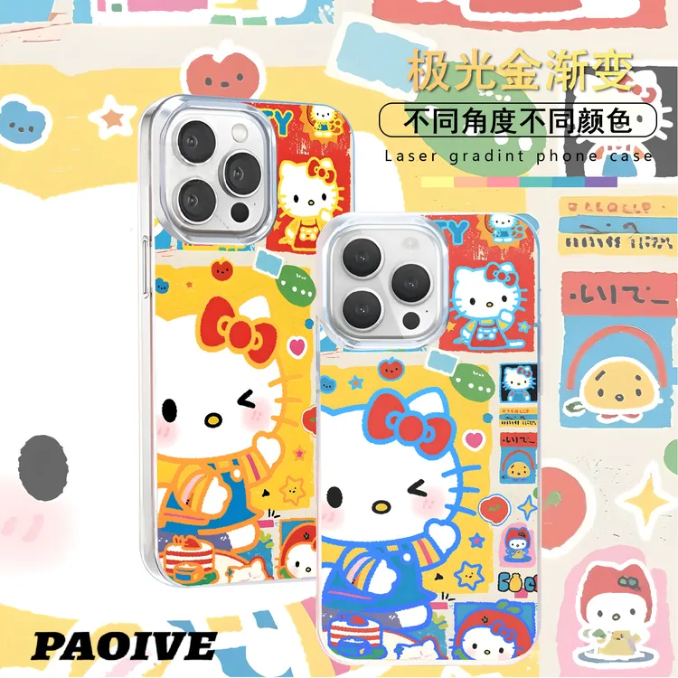 HelloKitty适用苹果华为vivo一加iPhone小米红米极光手机壳