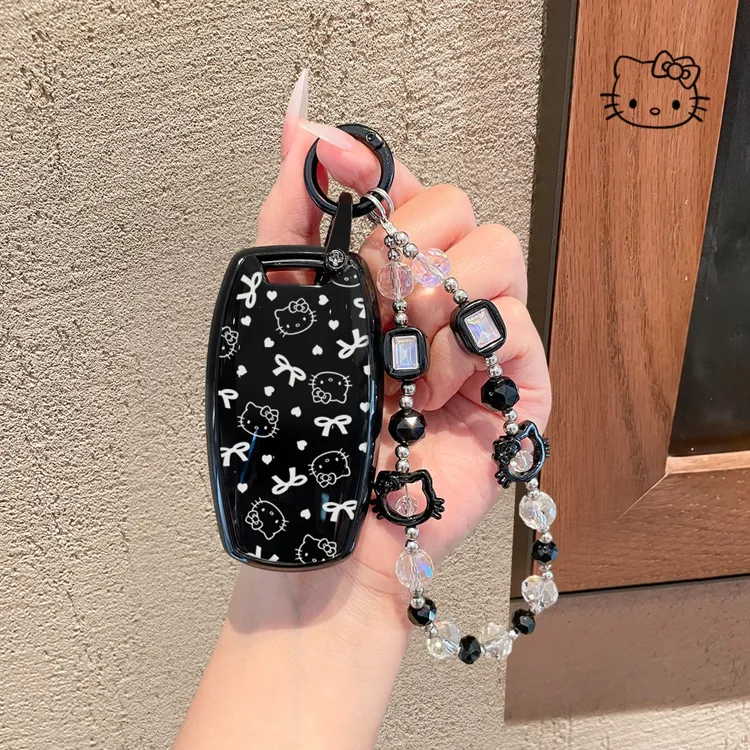 哈弗汽车钥匙套H6/F5/H7/H2S/H4遥控保护壳红蓝标Kitty包男女士扣