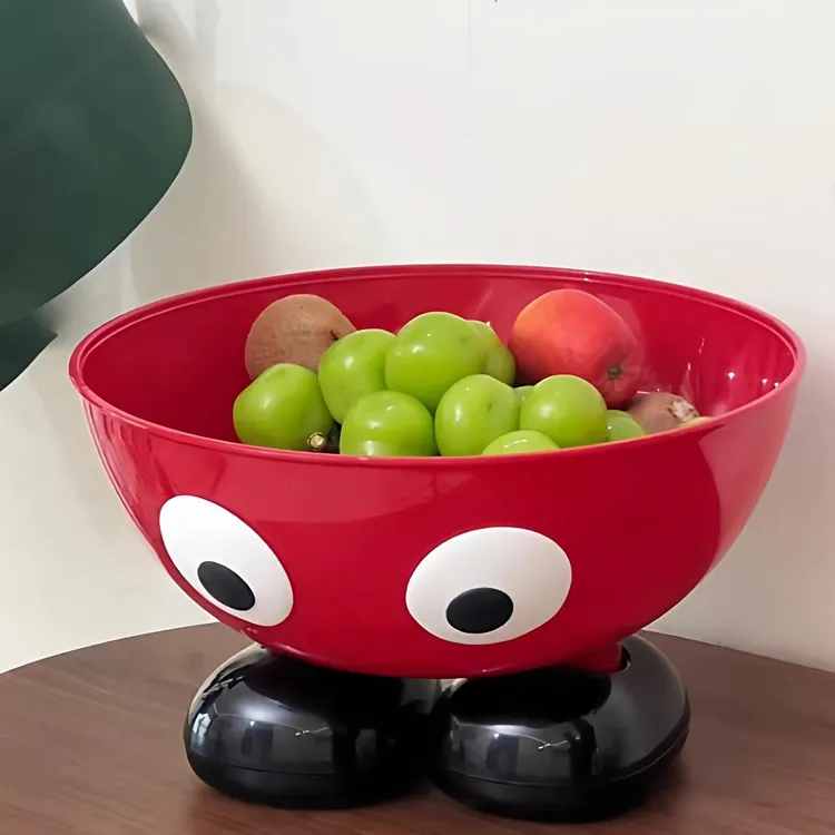 大脚多巴胺果盘高颜值多功能干果盘糖果零食收纳盒新家乔迁果盘