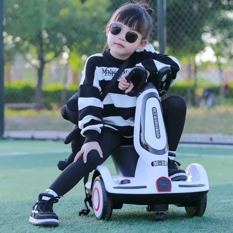 新款网红儿童电动车宝宝遥控漂移车可坐小孩玩具车婴幼充电平衡车