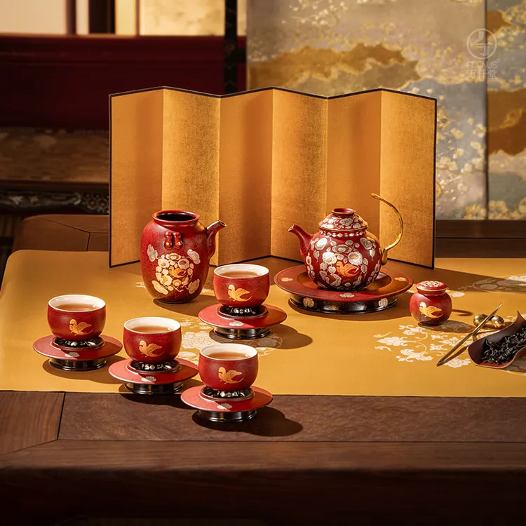 【万仟堂】大唐茶宴02·成套功夫茶具家用送礼轻奢高端茶具礼盒装