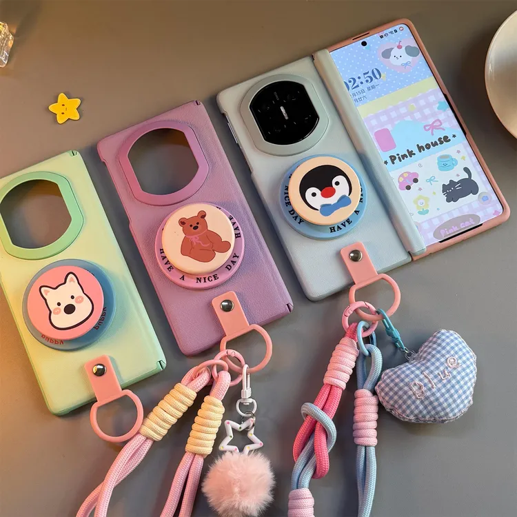 适用华为matex7手机壳新款matex6典藏版拼色全包防摔折叠屏保护壳