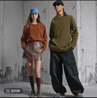 男女同款自热绒炫彩粗针软壳卫衣0921