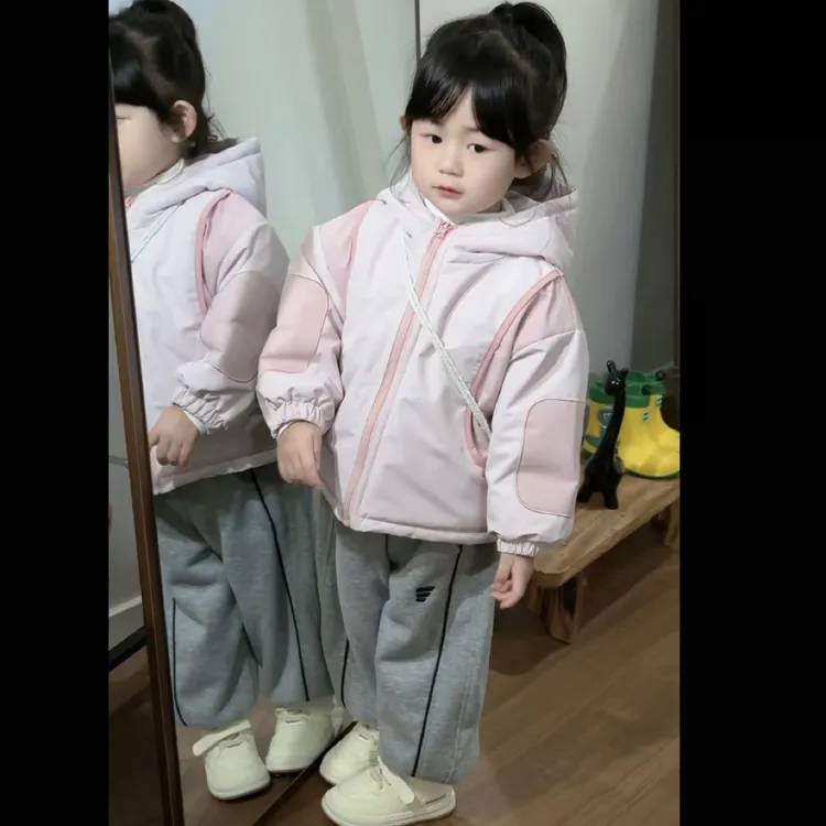 【户外梦想家】儿童夹棉连帽保暖户外冲锋衣（秋冬款