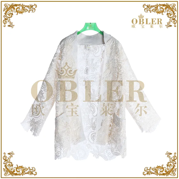 2025新款蕾丝开衫外套305-25349