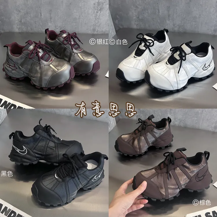 有意思思女鞋“完美主义”2025秋季新款厚底休闲鞋时尚网红老爹鞋女