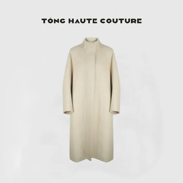 【沐白】秋冬新款羊毛+羊驼毛+羊绒时尚高级感百搭轻奢大衣 YW218