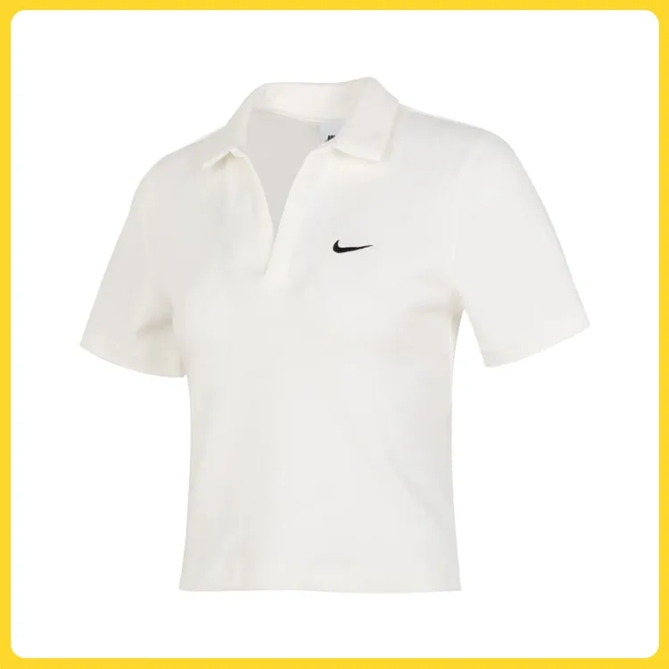 nike耐克W NSW ESSNTL SS POLO CRP TO有领短T恤DV7885-133