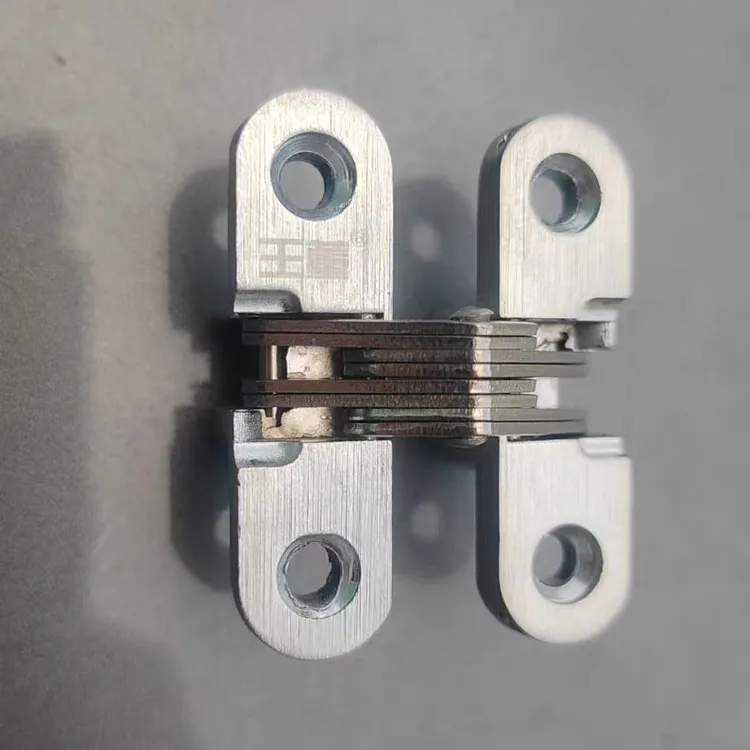 王董十字隐藏铰链暗藏合页暗铰链实心铰链隐藏铰链暗藏电表箱铰链