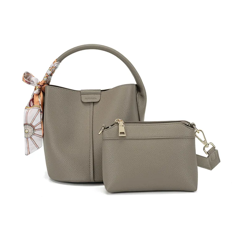 韩版alki alka耐磨车缝线水桶包斜挎包女包桶包百搭简约女士内胆