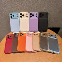 苹果17二合一手机壳适用荔枝纹简约iphone17air贴皮保护套14/16