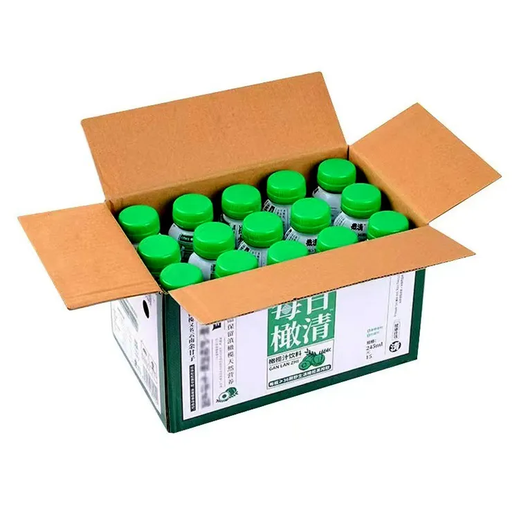 每日橄清橄榄汁245ml/瓶清爽云南油柑饮料特产小瓶装果汁饮料