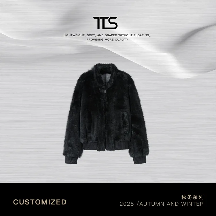 TT【黑绷带】澳洲进口美利奴羊毛轻奢A+级羊皮毛一体皮草外套PC5080