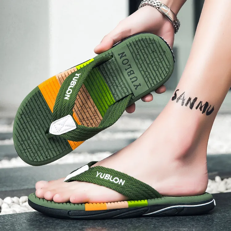 男士人字拖鞋2025夏季新款防滑耐磨外穿凉拖鞋网红休闲夹脚沙滩鞋