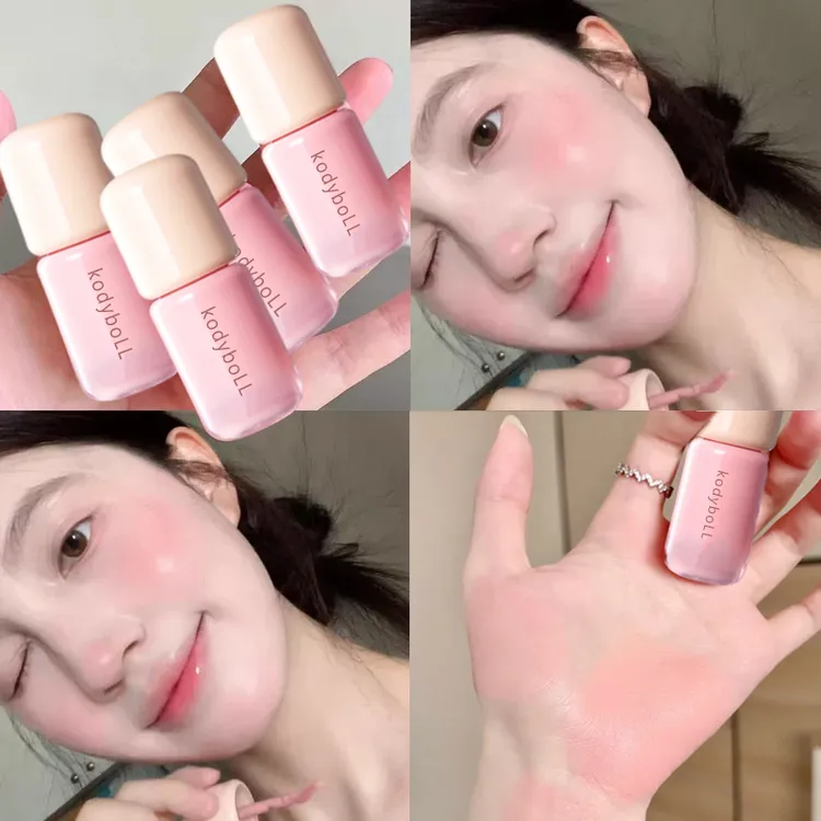 【推荐2支装】橘匀柔乳液腮红高光液体腮红修容提亮液日杂氛围显白