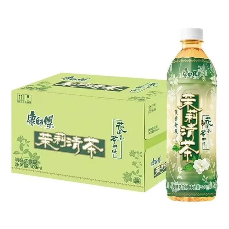 【12瓶】康师傅茉莉清茶500ml*12瓶整箱清香淡雅低糖夏日解渴饮料