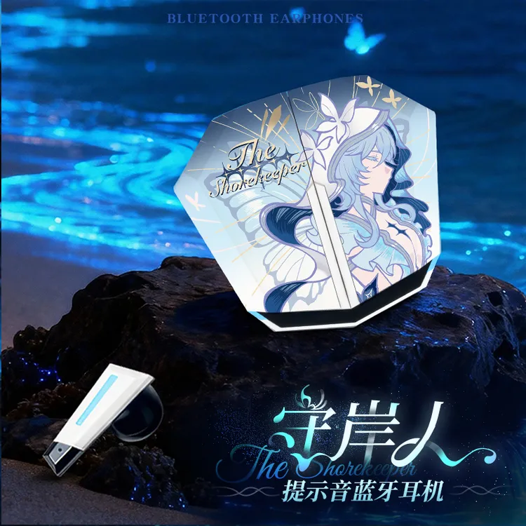 原创同人周边鸣潮耳机守岸人语音无线蓝牙耳机hifi音质6.0蓝牙