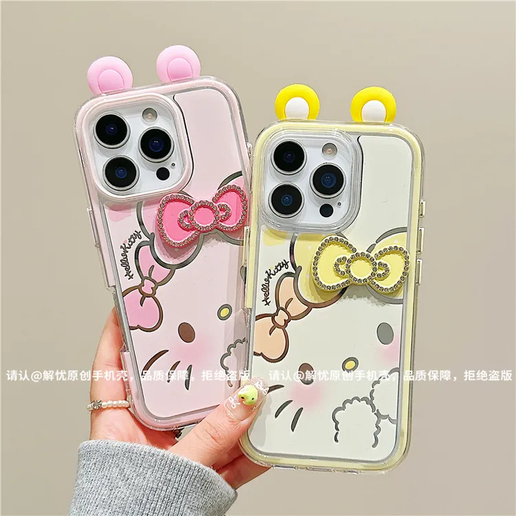 炫彩镜面适用苹果16/iPhone/华为荣耀/OPPO/小米手机壳pura70爆款