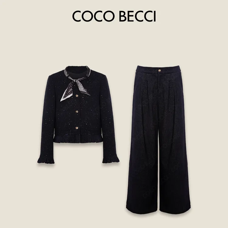 COCO BECCI【永夜星空】小香风精致优雅小众设计感套装CFLJC254100