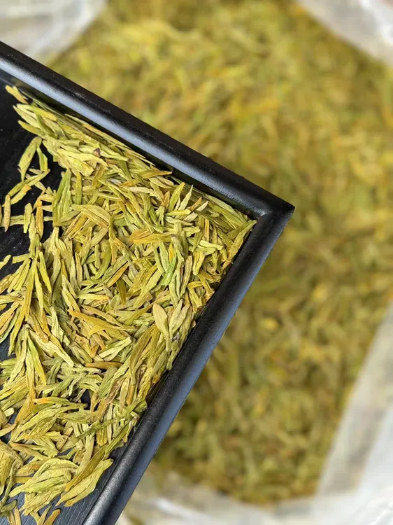 【黄金芽】2025年自家高山明前茶豆香鲜醇甜爽回甘扁形绿茶100克/罐