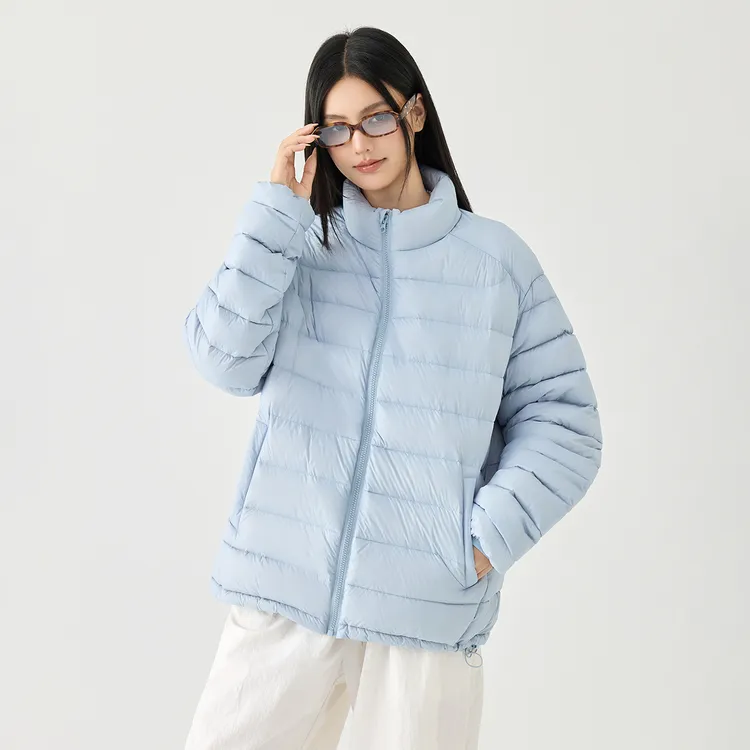 GOLFCROSS轻薄款羽绒服2025秋冬新款时尚百搭纯色情侣羽绒服外套
