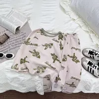 CQL  2025秋季儿童卡通印花满印奥特曼家居服套装   6801-37
