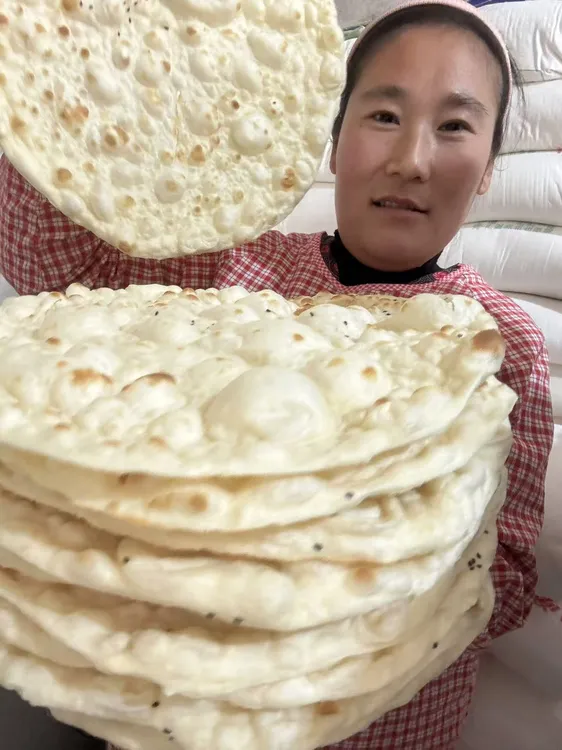 山东枣庄老面烧饼   纯老面头发酵