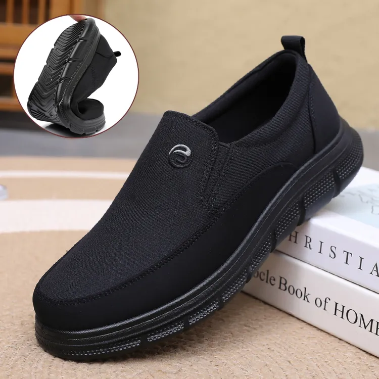 老北京布鞋男鞋透气中老年爸爸鞋防滑软底休闲大码轻便透气男单鞋