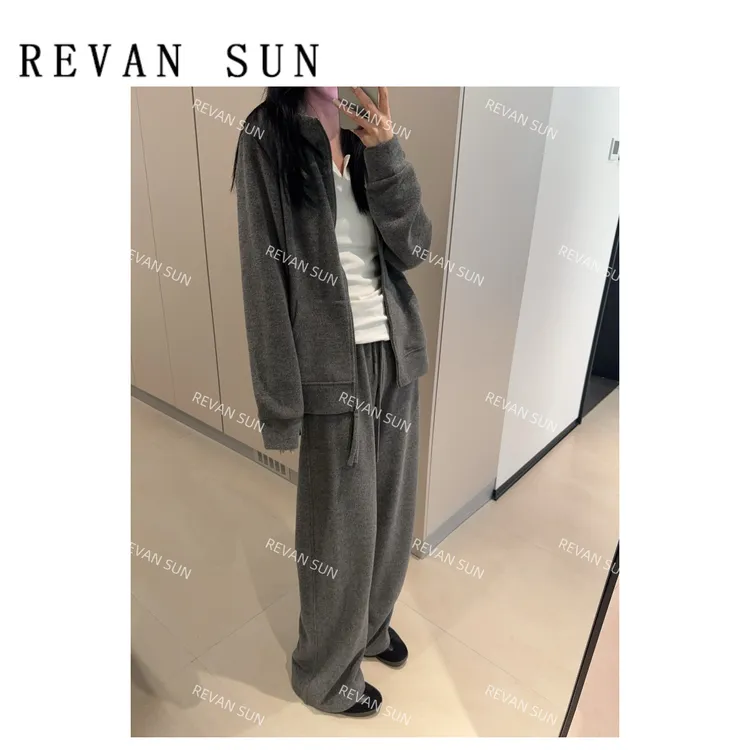  REVAN SUN -大骨架穿搭 荷菱 休闲套装36928