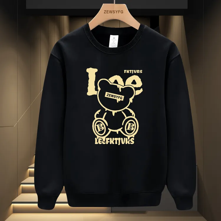 秋冬季高档潮牌套头卫衣青年男女款潮流百搭长袖男士休闲圆领上衣