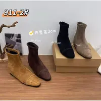 时装靴女新款复古显瘦套筒马丁靴短靴911-2m