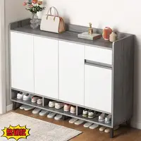 鞋柜鞋架简约现代大容量入户收纳玄关家用柜子一体门口多层储物柜
