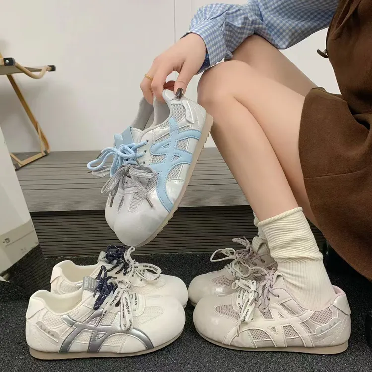 小敏家 爆款透气软底夏款百搭休闲女德训鞋 新款单网德训鞋学生鞋
