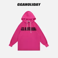 GGAHOLIDAY 秋冬时尚休闲宽松简约潮流风百搭显瘦连帽卫衣-153032