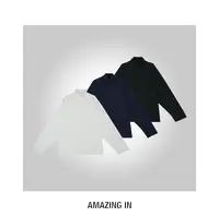 AMAZING IN | 棉质 | 简约百搭半高领T恤 A250701-AI57BST2411325