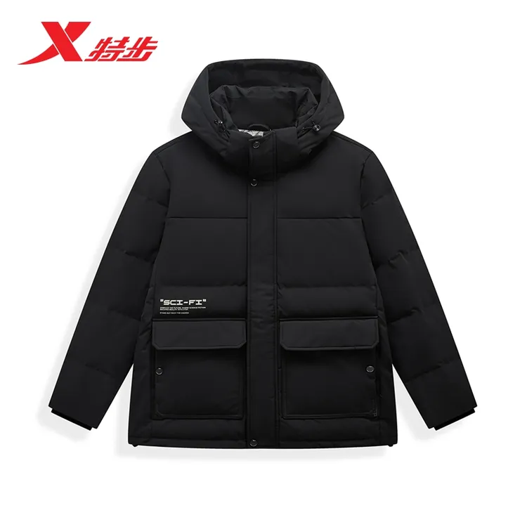 XTEP/特步未来构想男款秋冬季新款加绒加厚保暖棉服976429190245