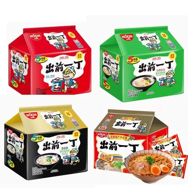 进口出前一丁5连包方便面100g*5袋装【保质期到2026年3月份】